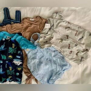 Assorted Baby Rompers and Outfits